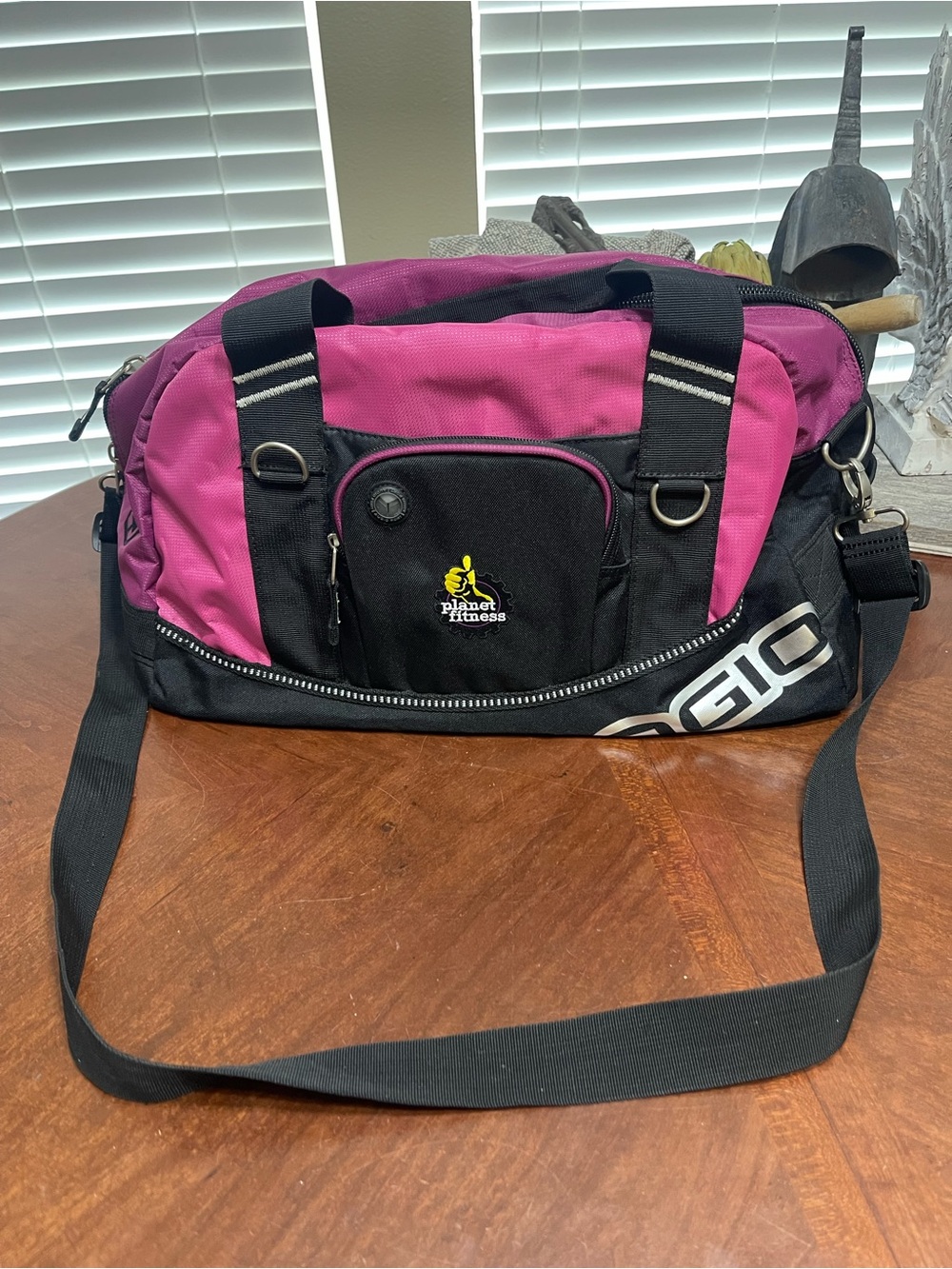 OGIO half Dome Duffel Bag Pink Gym planet fitness
